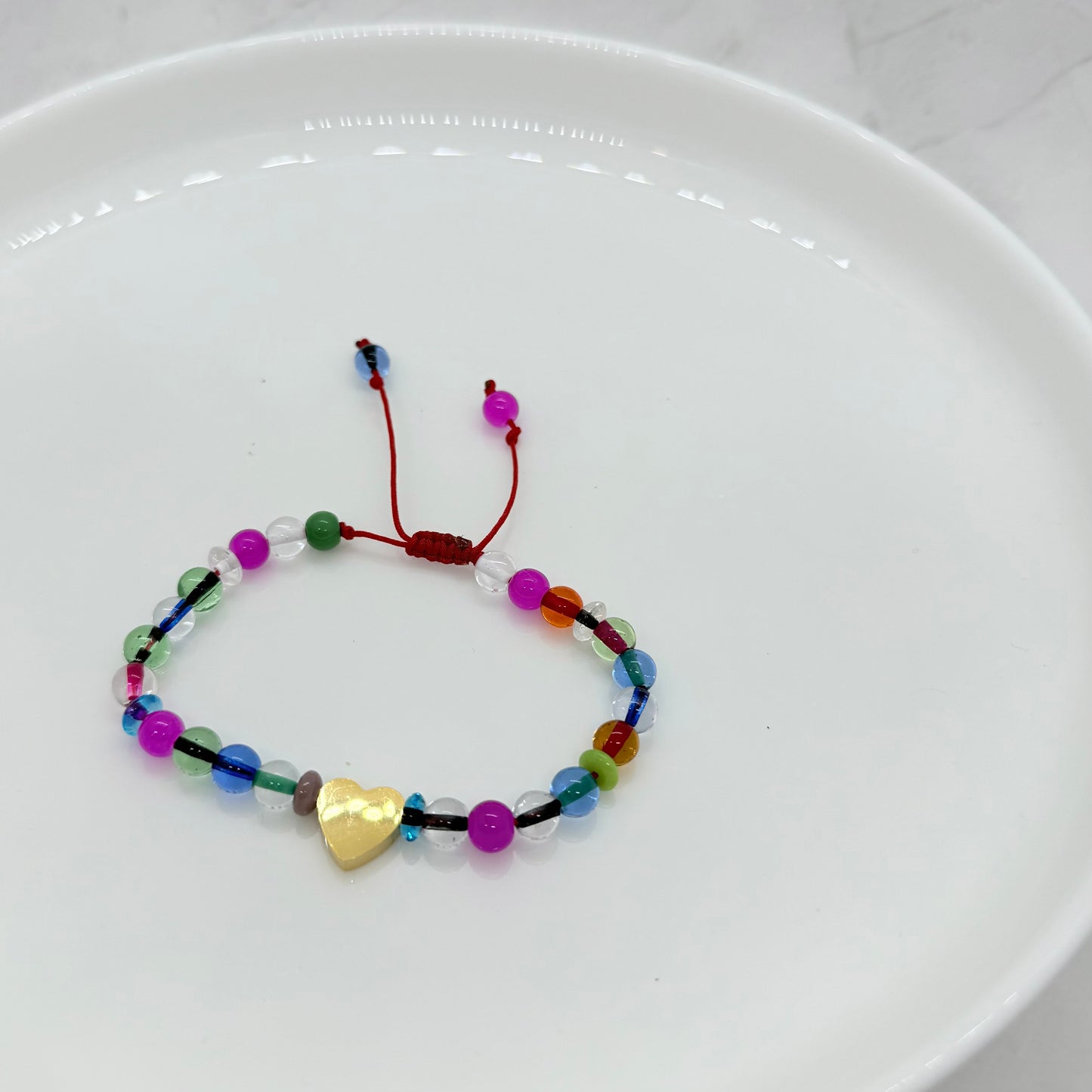 Rainbow Golden Heart