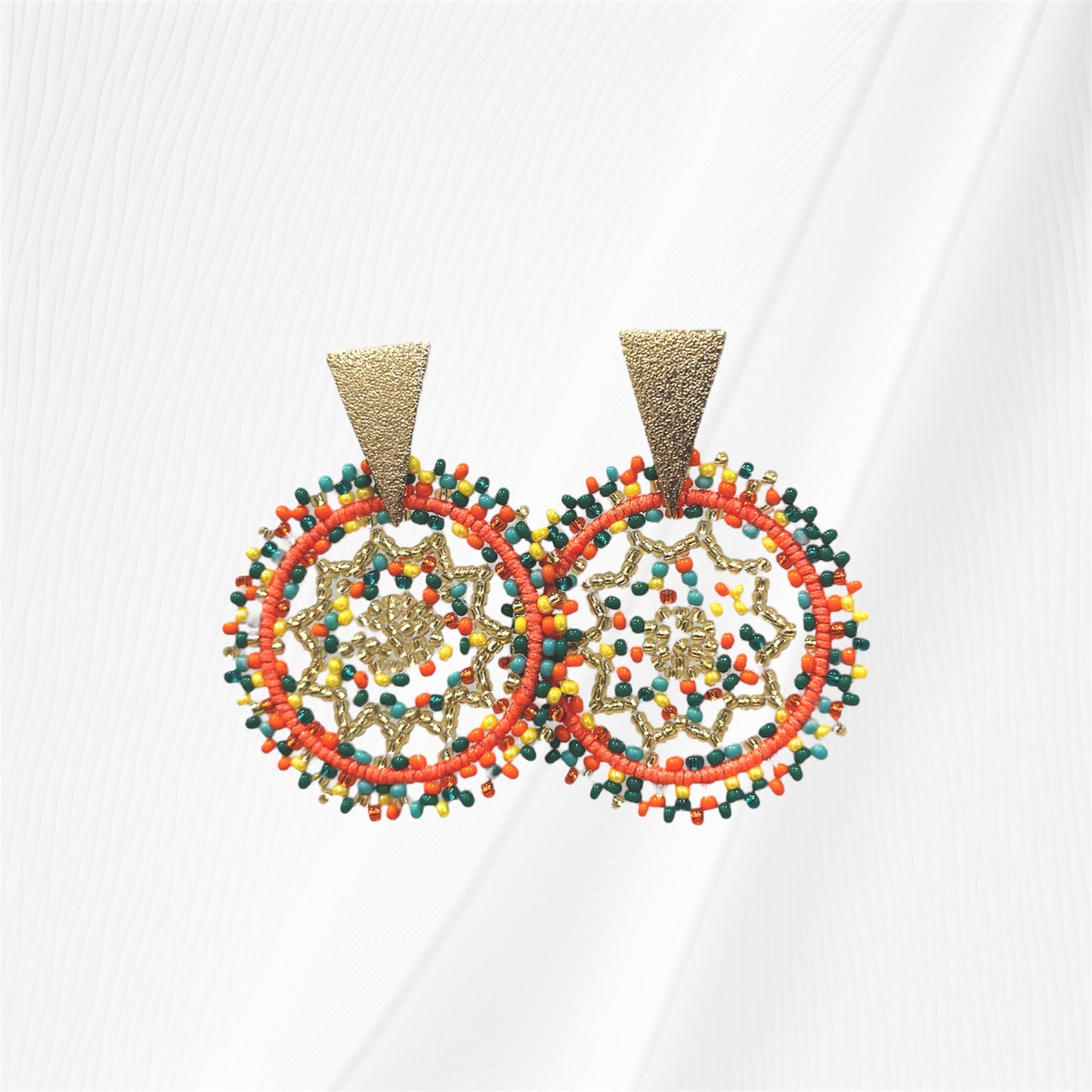Multi Color Upside Earring