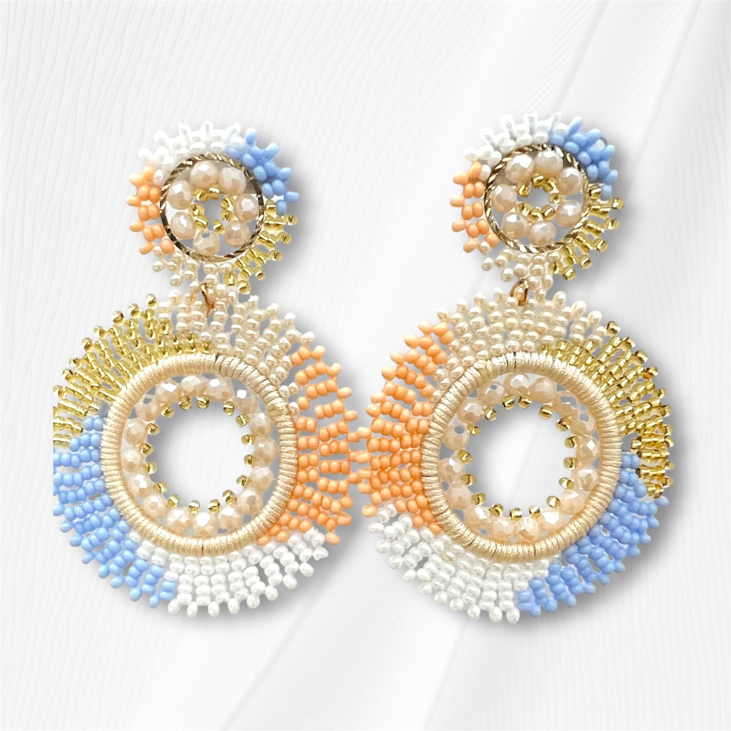 Pastel Peach Earring