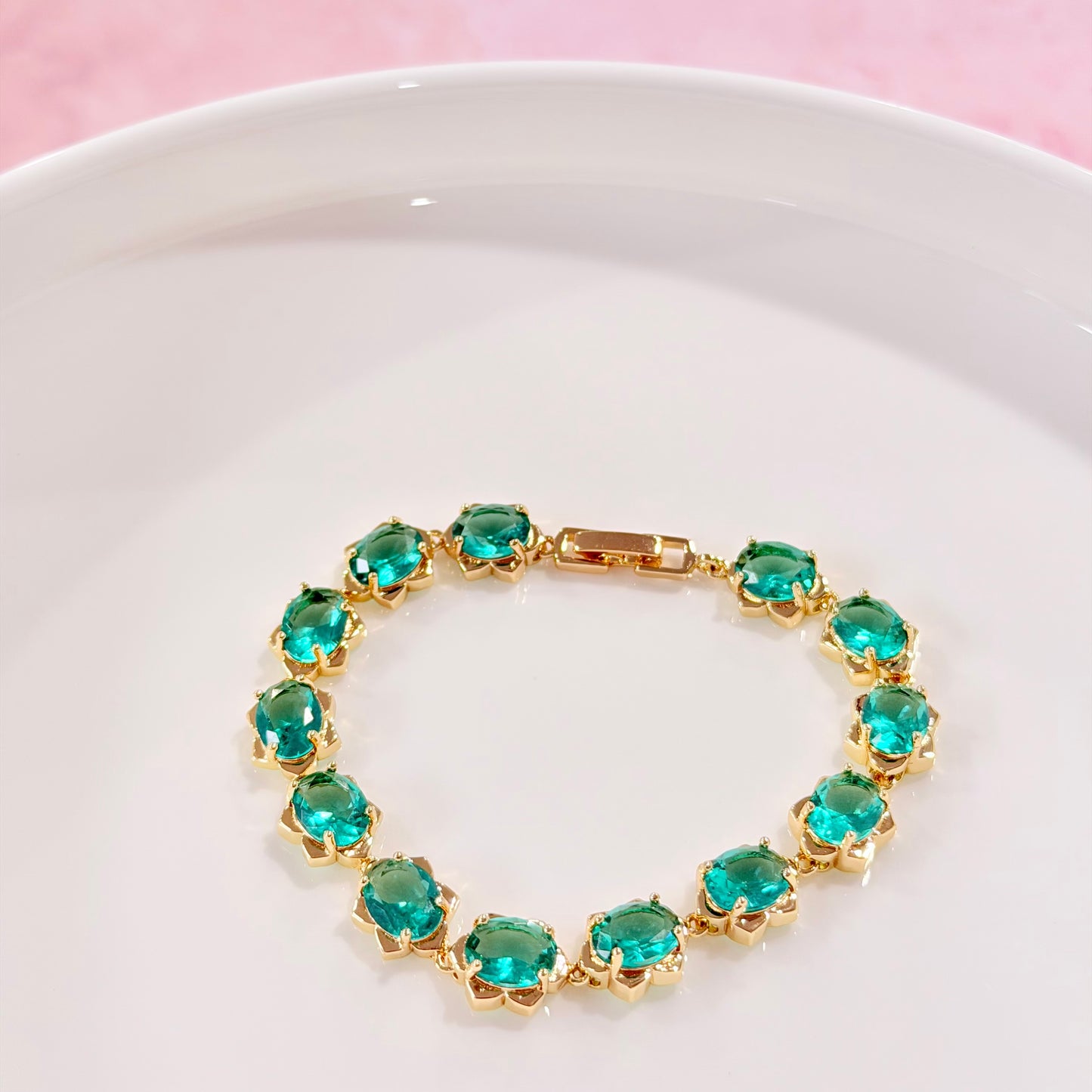 Shimmer Teal Bracelet