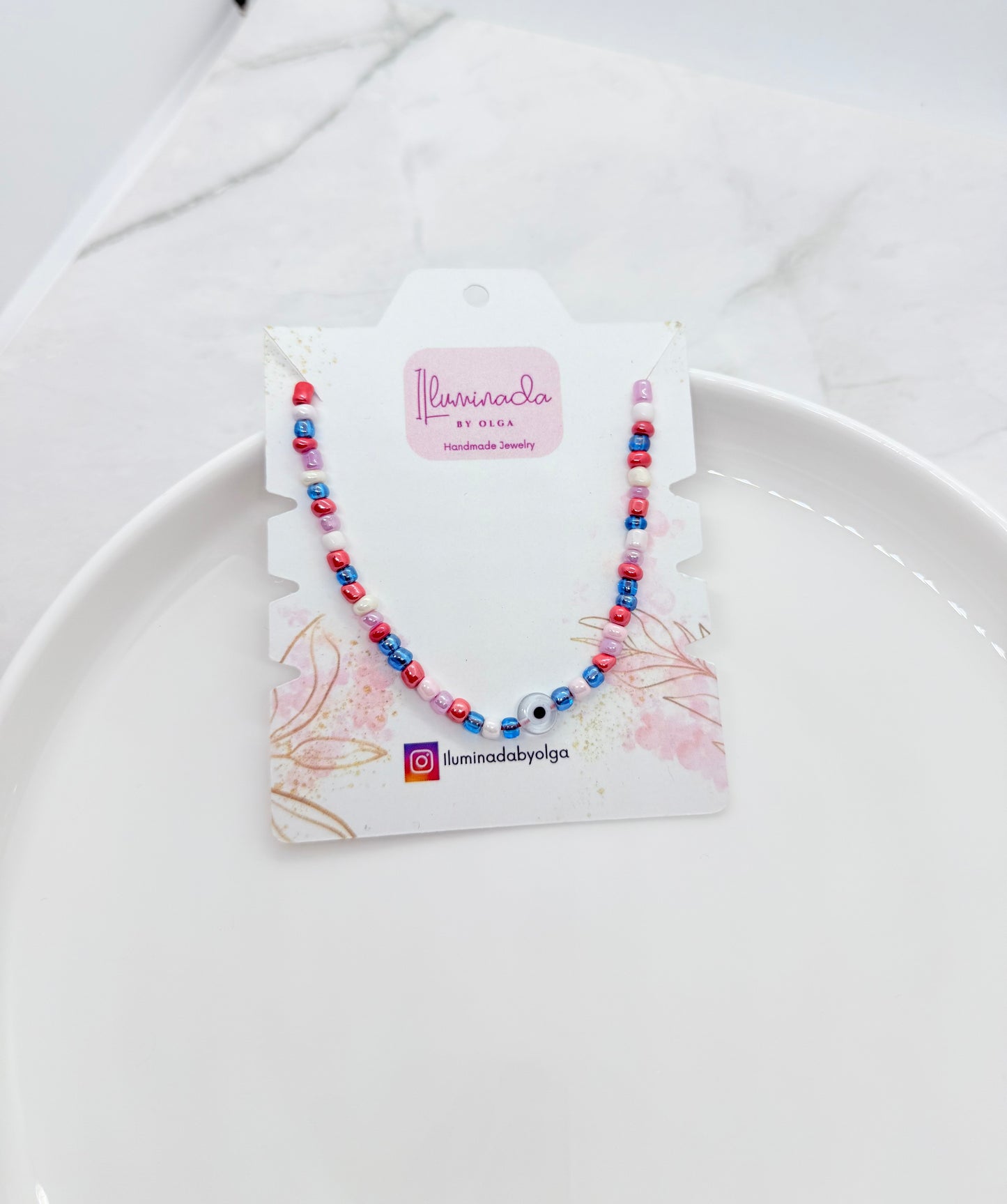 Red White & Blue Evil Eye