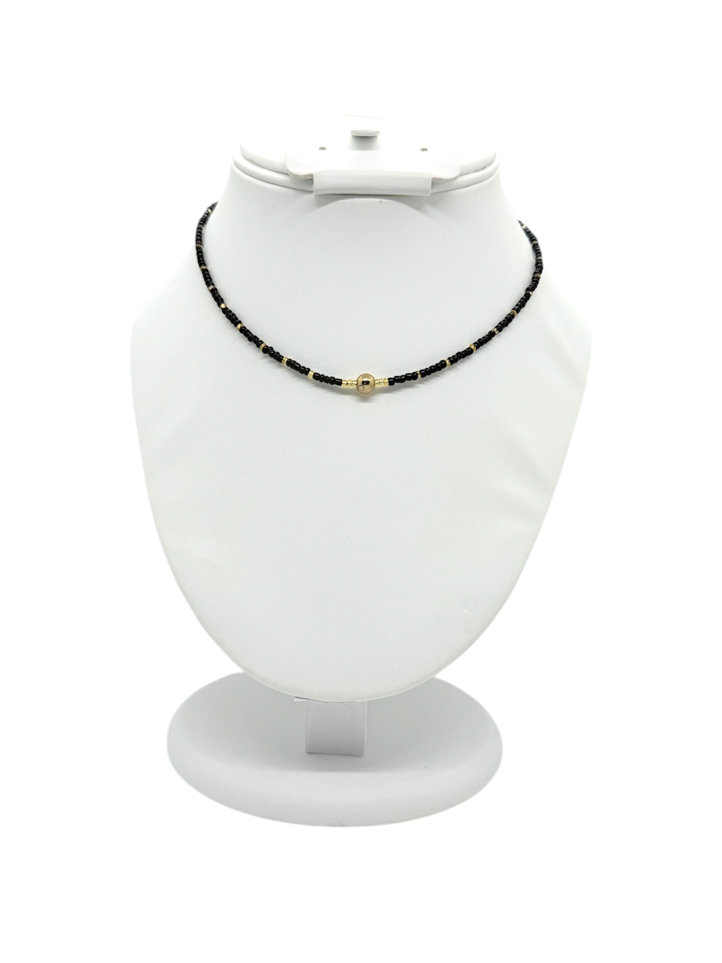 Black Beaded Chocker