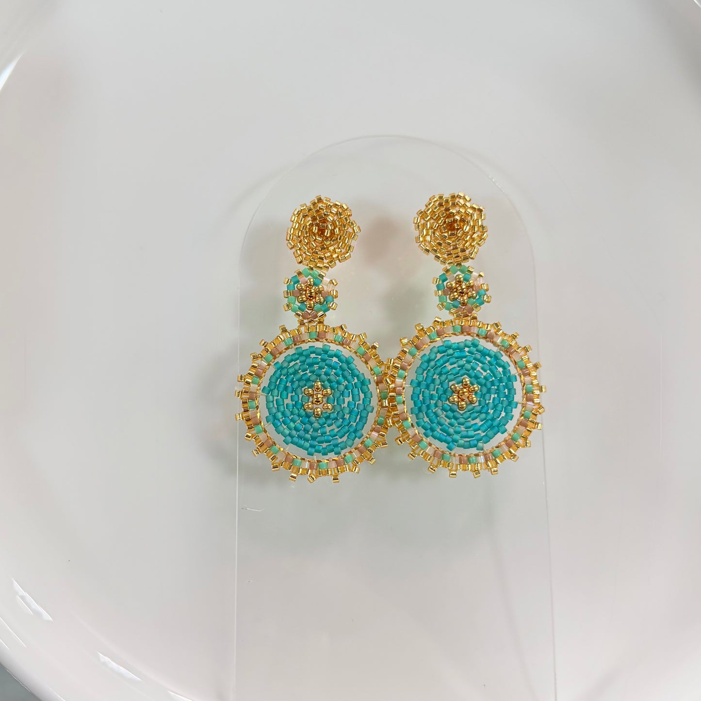 Aqua Time Earring