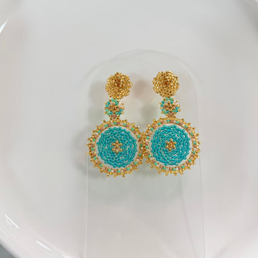 Aqua Time Earring