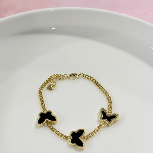 Black Butterfly Bracelet