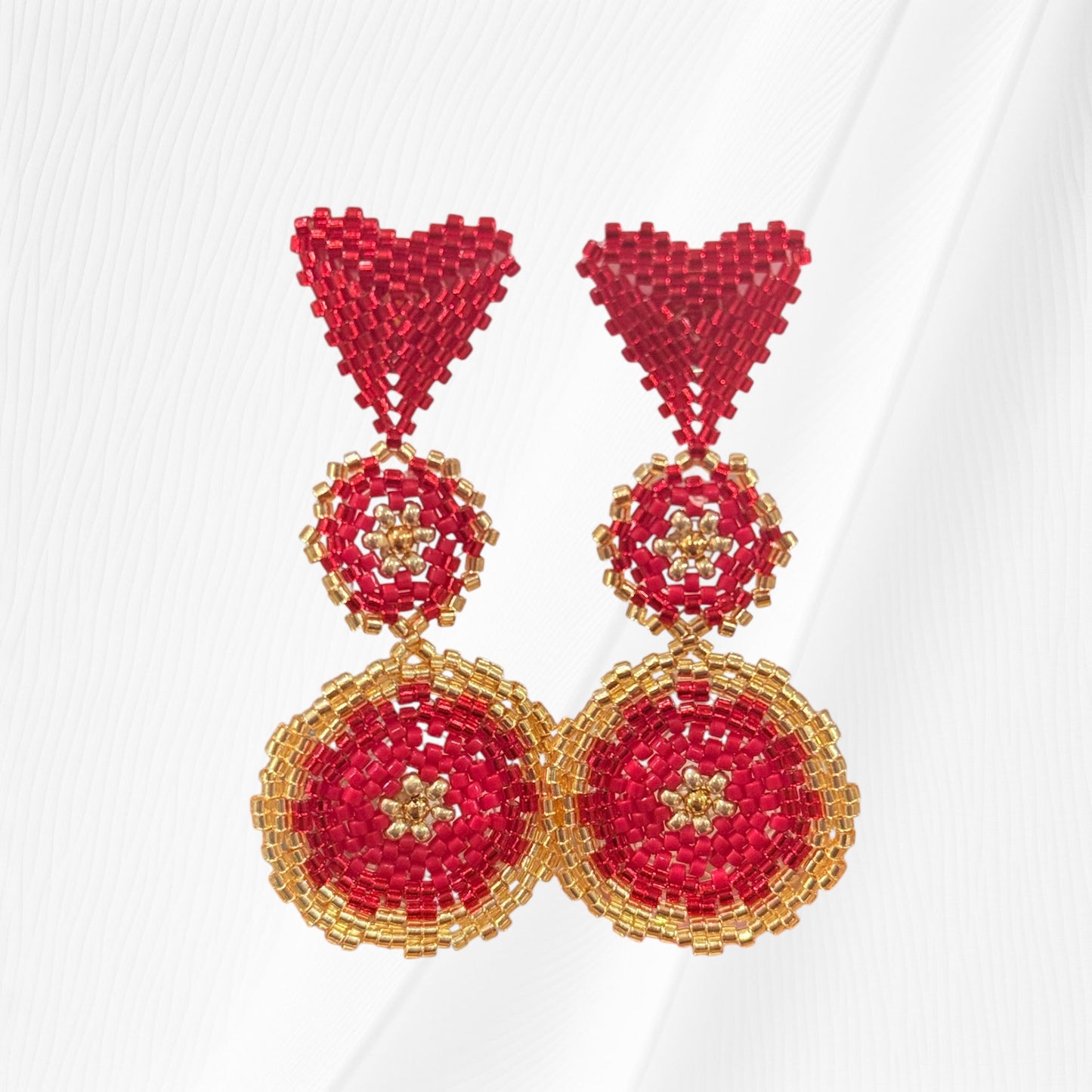 Heart Miyuki Earring