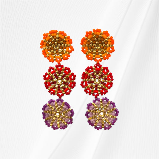 Tropicoqueta 2 Beaded Earring