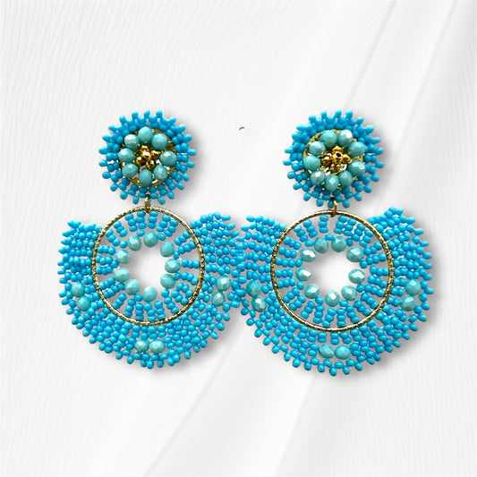 Flower Bead Earring