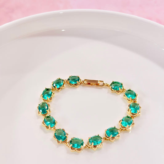 Shimmer Teal Bracelet