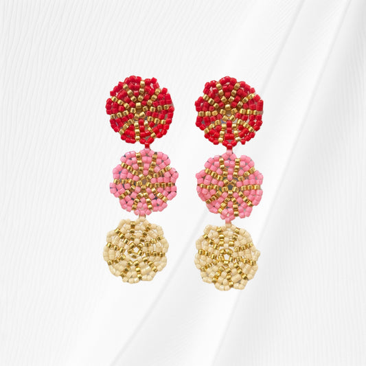 Heart Me Beaded Earrings ❤️