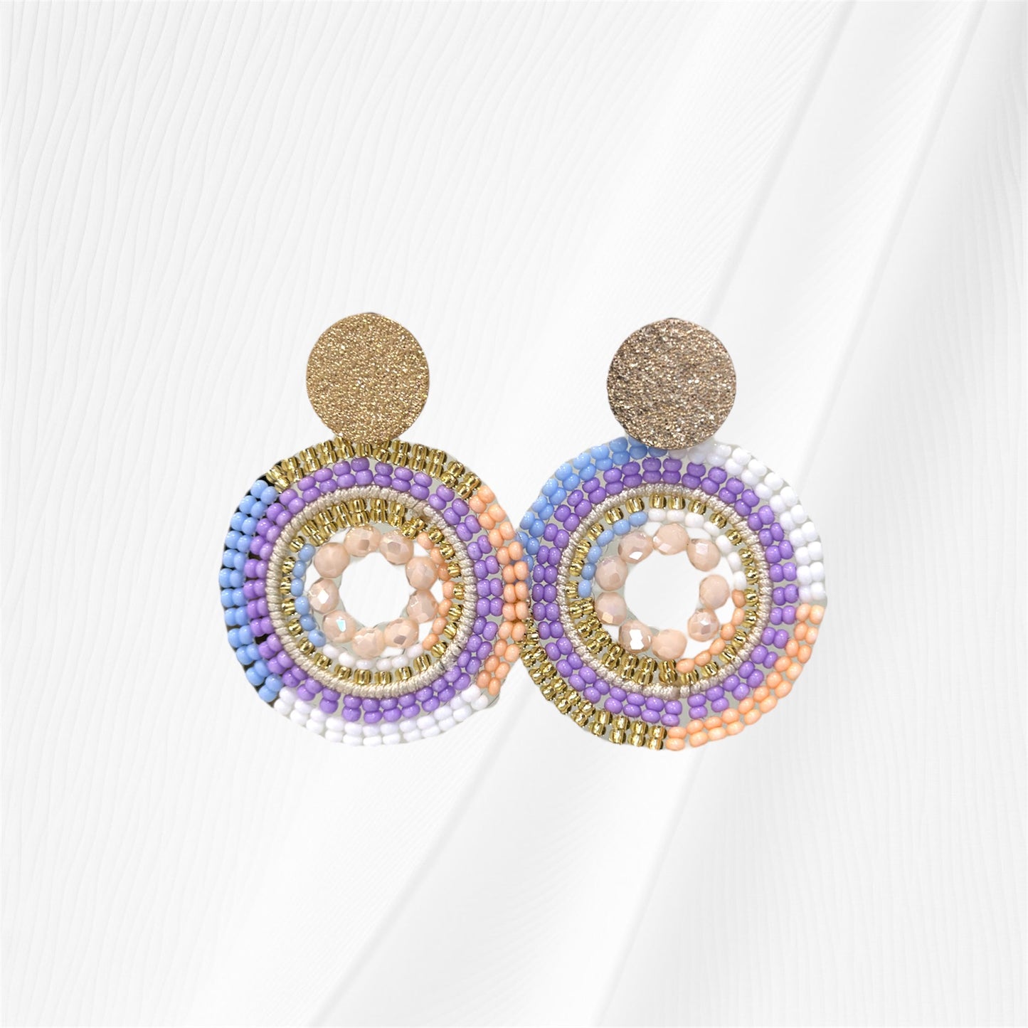 Pastel Beaded Earring