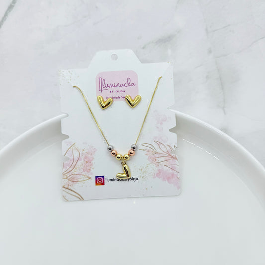 3 Color Heart Set
