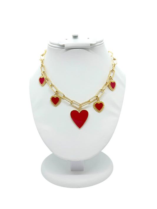 Red Chain Heart